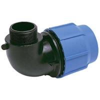 ПНД Соединение угловое 25х1" нар/р PN10 ДЖИЛЕКС (9273)