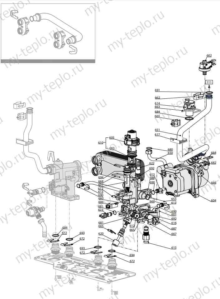 Запчасти Ariston CLAS X SYSTEM 24 FF купить в Улан-Удэ