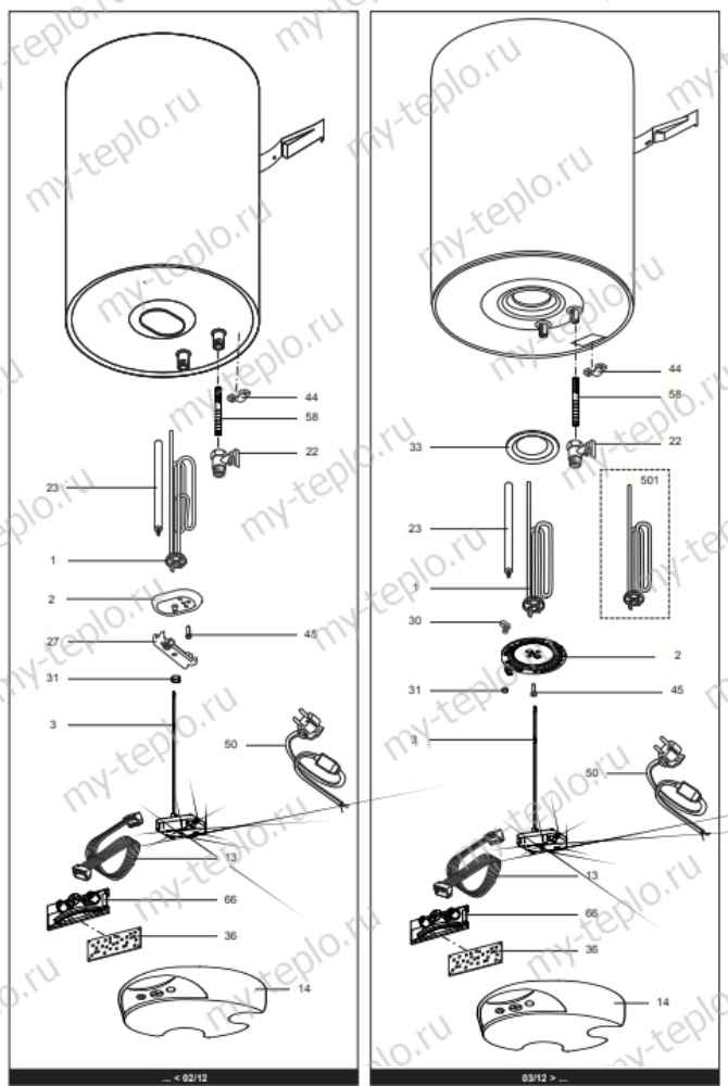 Запчасти Ariston ABS PRO ECO 80 V SLIM купить в Улан-Удэ