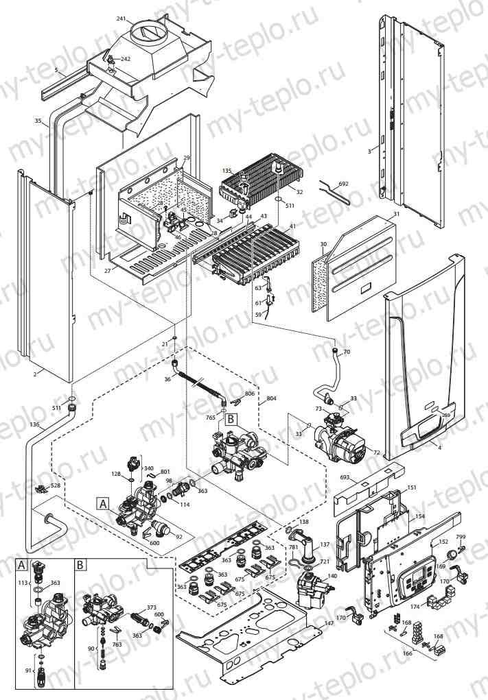 Запчасти Baxi ECO Compact 1.24 Запчасти Baxi ECO Compact 1.24 в Улан-Удэ