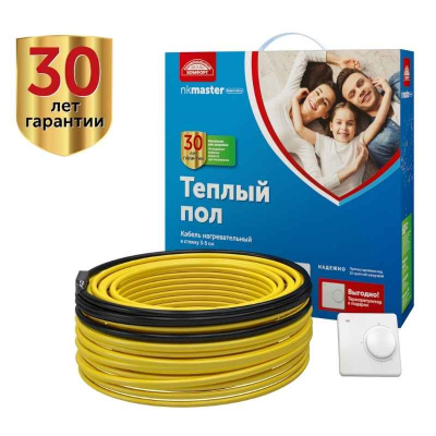 Греющий кабель Национальный комфорт БНК 750 (750 Вт, 53 м, до 5 кв. м) (2228599)